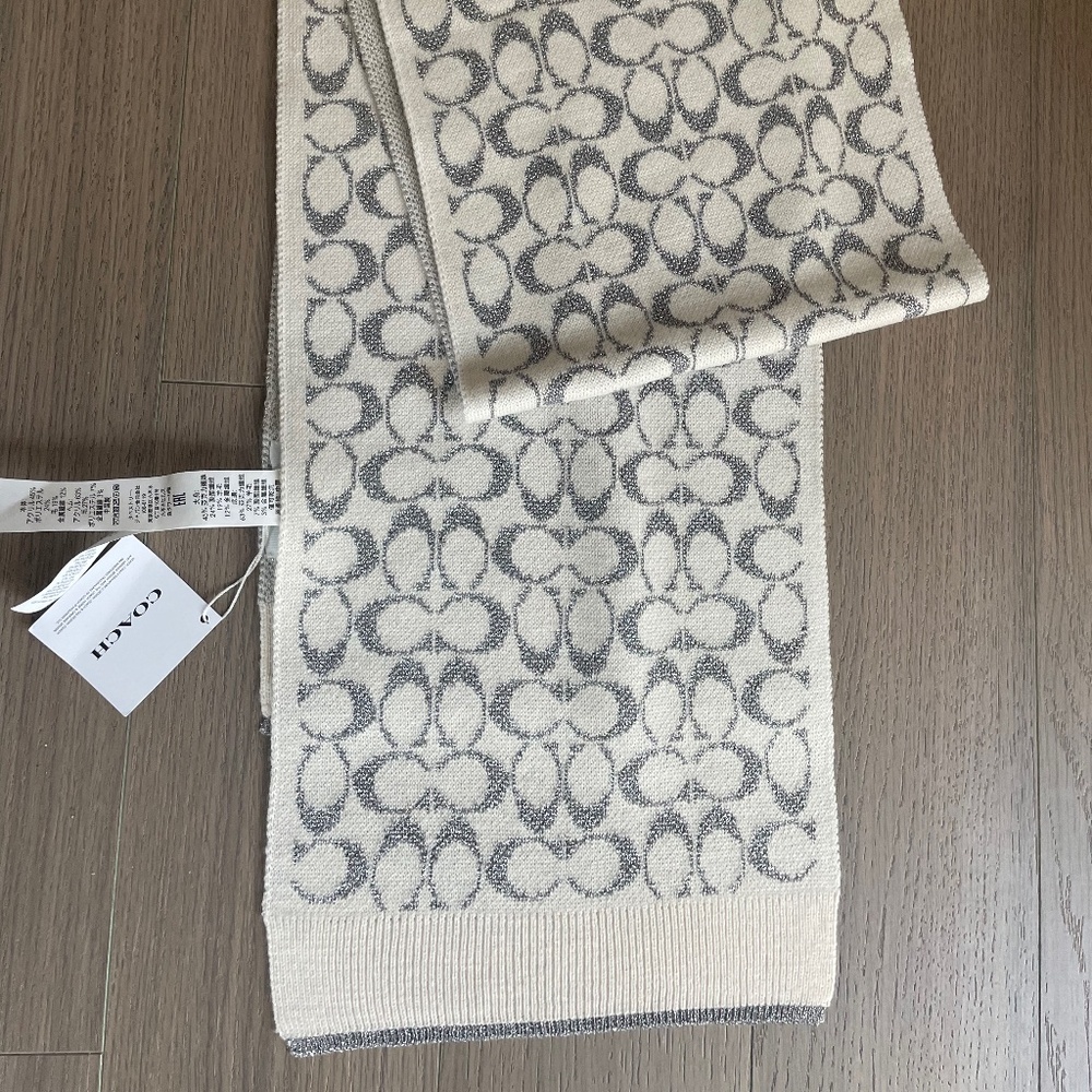 Coach Silver Scarf